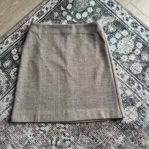 Ann Taylor Brown Pencil Skirt